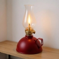 Brilagi - Lampada a petrolio MERLIN rossa