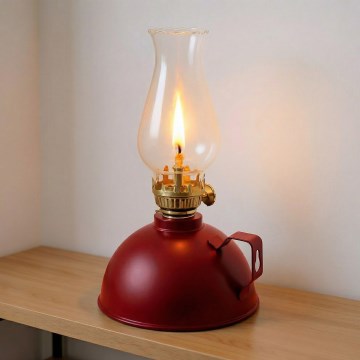 Brilagi - Lampada a petrolio MERLIN rossa