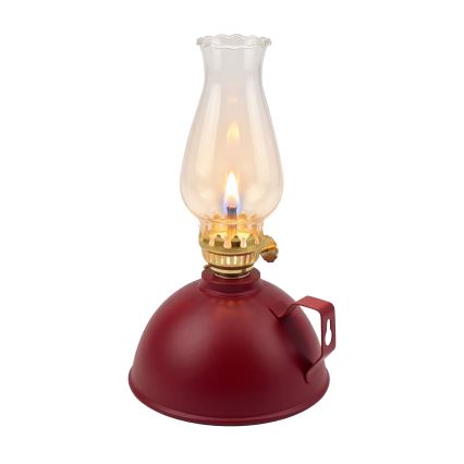 Brilagi - Lampada a petrolio MERLIN rossa