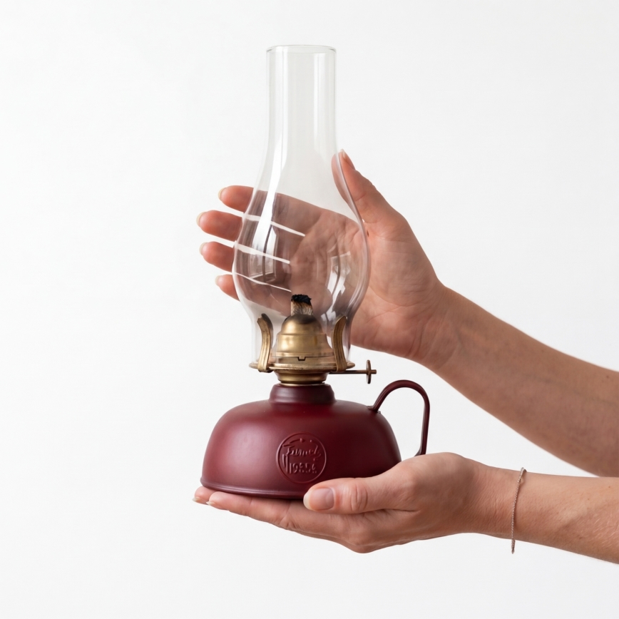 Brilagi - Lampada a petrolio MERLIN rossa
