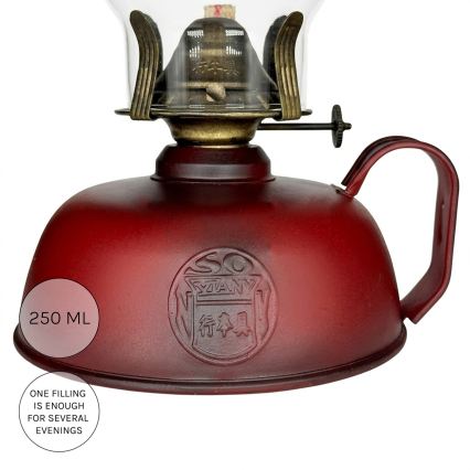 Brilagi - Lampada a petrolio MERLIN rossa