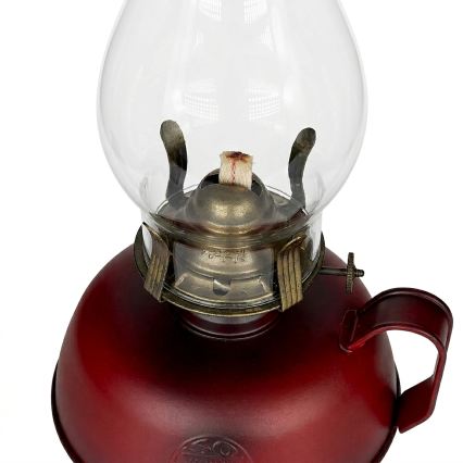 Brilagi - Lampada a petrolio MERLIN rossa