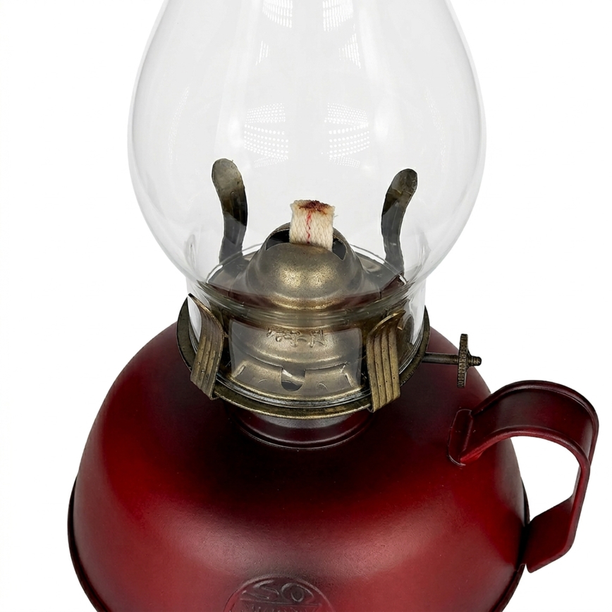 Brilagi - Lampada a petrolio MERLIN rossa