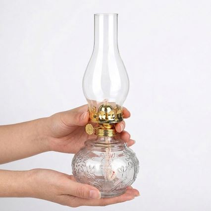 Brilagi - Lampada a petrolio MERLIN trasparente