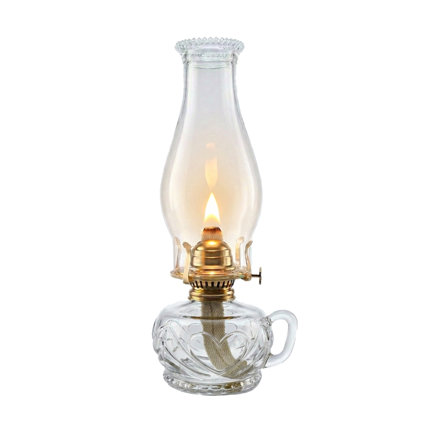 Brilagi - Lampada a petrolio MERLIN trasparente