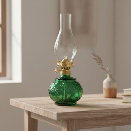 Brilagi - Lampada a petrolio MERLIN verde