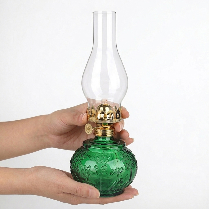 Brilagi - Lampada a petrolio MERLIN verde