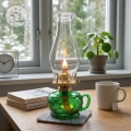 Brilagi - Lampada a petrolio MERLIN verde