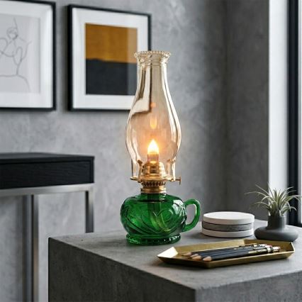 Brilagi - Lampada a petrolio MERLIN verde