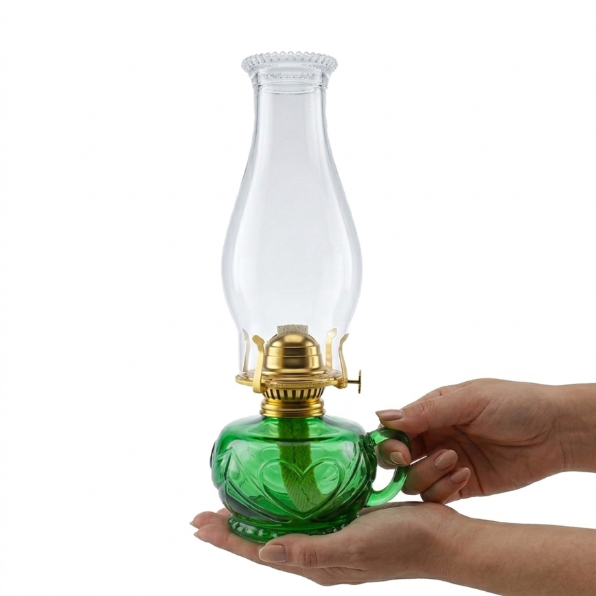 Brilagi - Lampada a petrolio MERLIN verde