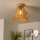 Brilagi - Lampada a plafone LED CERIA BOHO, 1xE27/40W/230V, Ø 30 cm, marrone/rovere