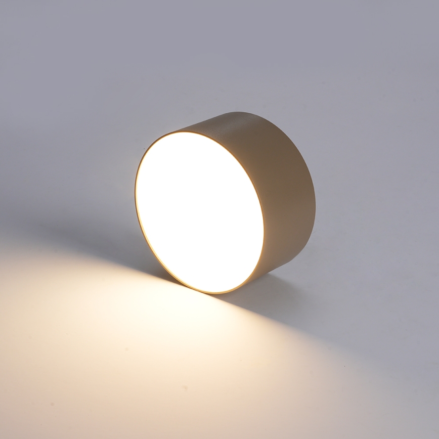 BRILAGI - Lampada a soffitto LED da esterno FORIS LED/9W/230V Ø 9 cm beige IP44