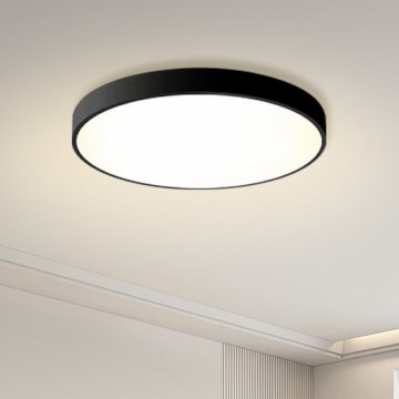 Brilagi - Lampada a soffitto LED Dimmerabile POOL LED/60W/230V 3000-6000K Ø 60 cm nera + telecomando