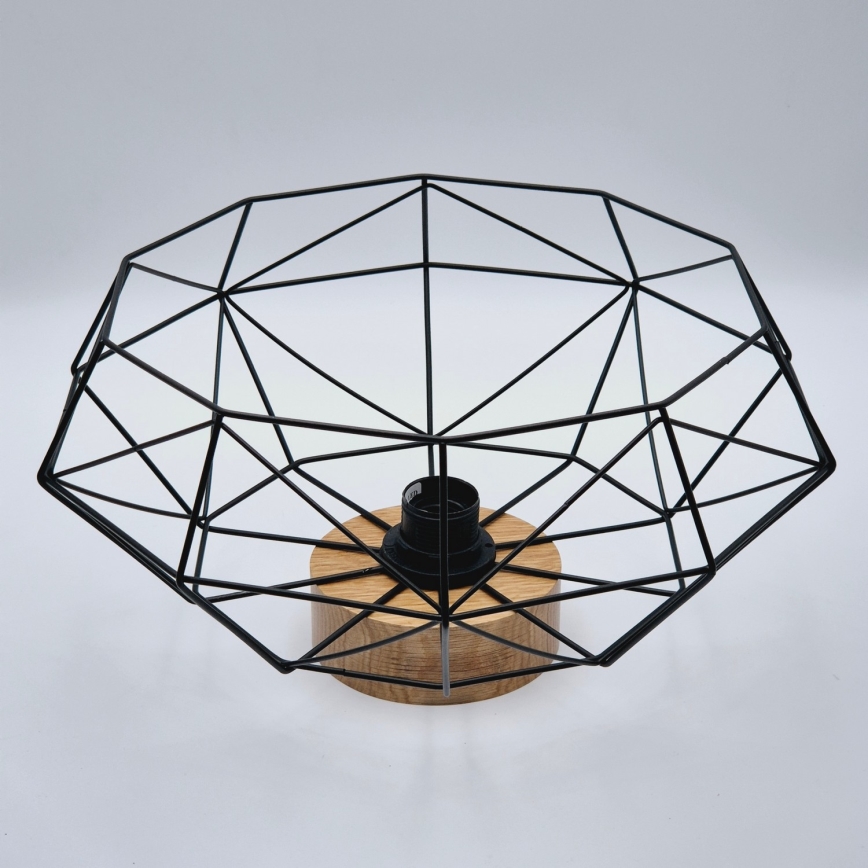Brilagi - Lampada da soffitto WOODY BASKET 1xE27/60W/230V rovere noce