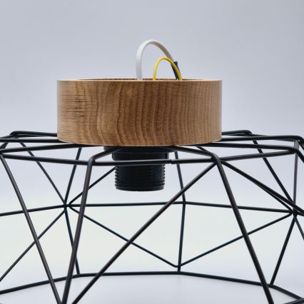 Brilagi - Lampada da soffitto WOODY BASKET 1xE27/60W/230V rovere noce