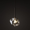 Brilagi - Lampada a sospensione a cavo VULCANO 1xG9/8W/230V Ø 15 cm bronzo/beige fumé