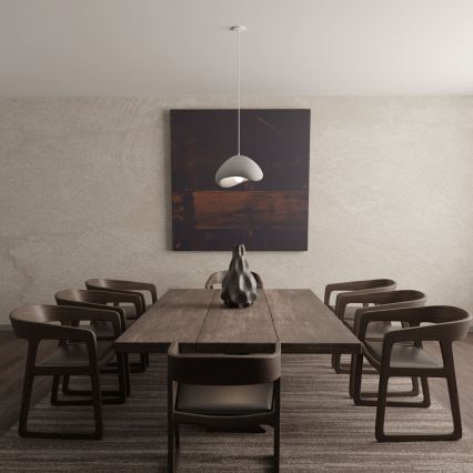 Brilagi - Lampada a sospensione a cavo WABI SABI 1xE27/40W/230V Ø 33 cm grigia