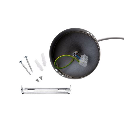 Brilagi - Lampada a sospensione a cavo WABI SABI 1xE27/40W/230V Ø 33 cm grigia