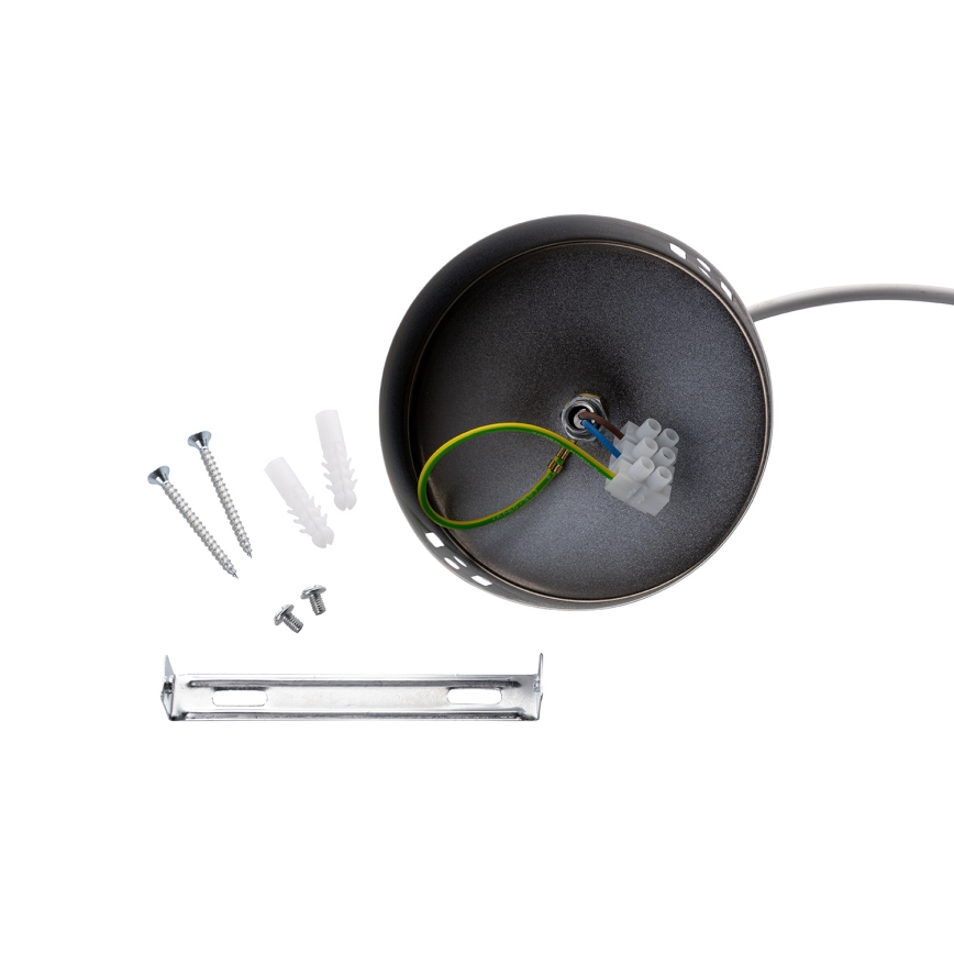Brilagi - Lampada a sospensione a cavo WABI SABI 1xE27/40W/230V Ø 33 cm grigia