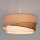 Brilagi - Lampada a sospensione con cavo ARROW 1xE27/60W/230V Ø 45 cm beige/marrone/bianco
