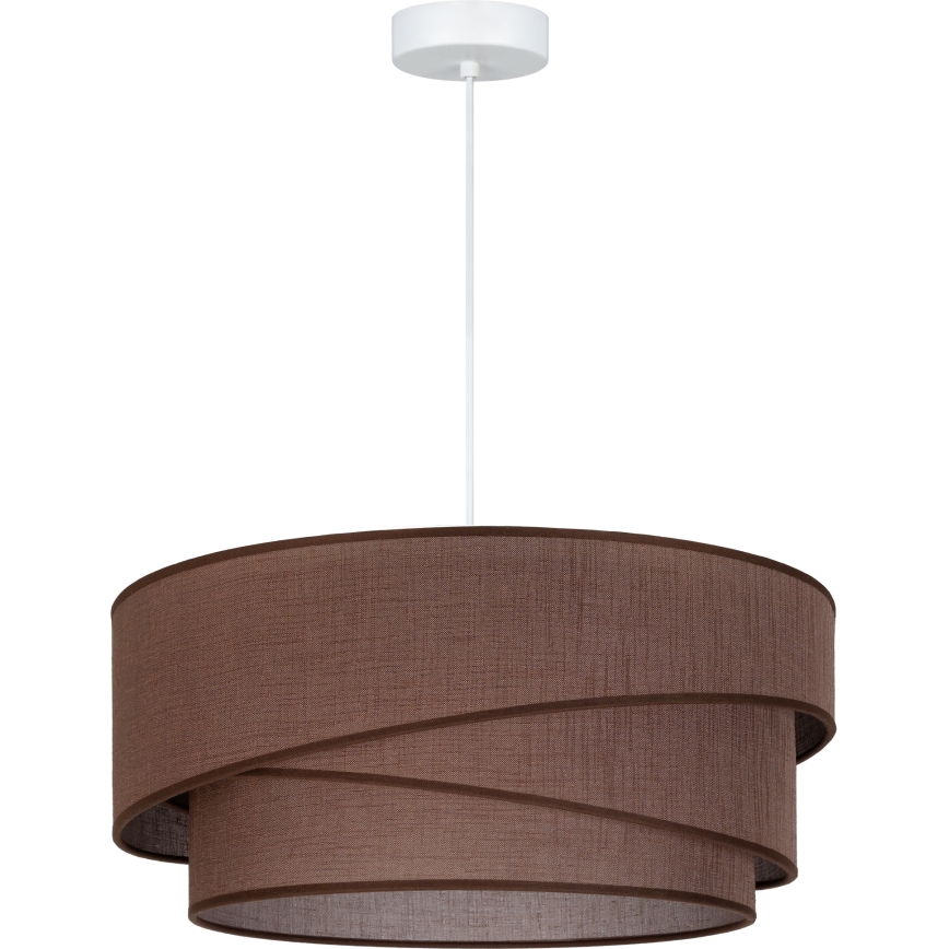 Brilagi - Lampada a sospensione con cavo ARROW 1xE27/60W/230V Ø 45 cm marrone