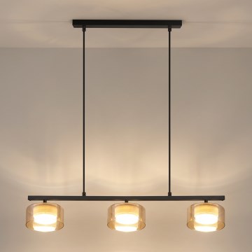 Brilagi - Lampada a sospensione con cavo AURA LUX 3xGX53/30W/230V nero/oro