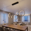 BRILAGI - Lampada a sospensione con cavo ECHO LED/60W/230V 4000K 100 cm nera