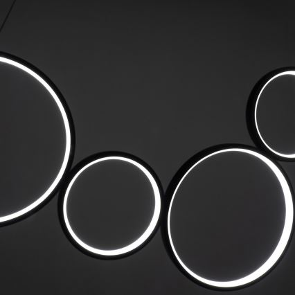 Brilagi - Lampada a sospensione con cavo ECHO LED/60W/230V 4000K 100 cm nera