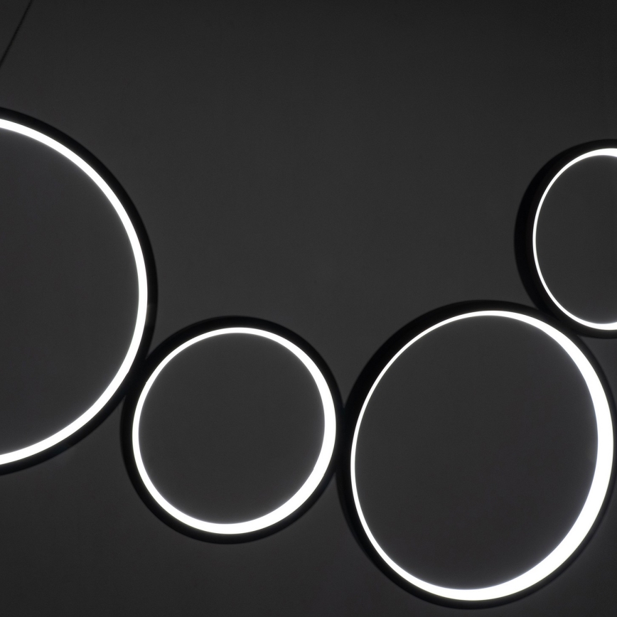 Brilagi - Lampada a sospensione con cavo ECHO LED/60W/230V 4000K 100 cm nera