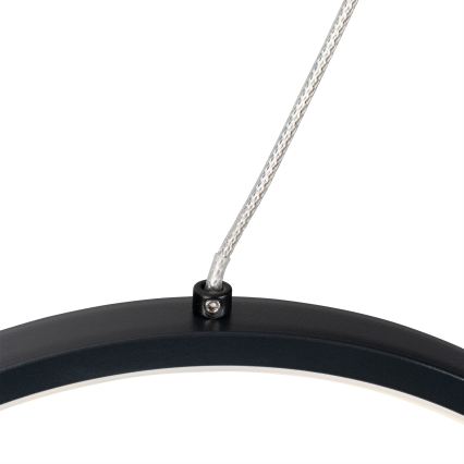 Brilagi - Lampada a sospensione con cavo ECHO LED/60W/230V 4000K 100 cm nera