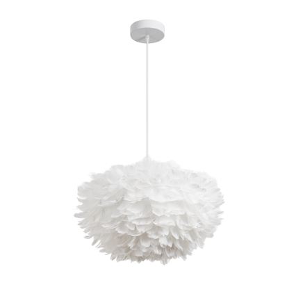 Brilagi - Lampada a sospensione con cavo FEATHER 3xE27/40W/230V Ø 50 cm bianca