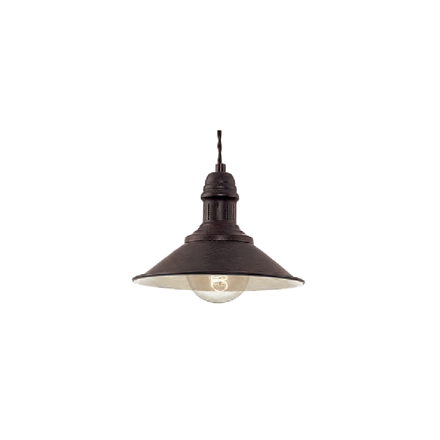 Brilagi - Lampada a sospensione con cavo FORGE 1xE27/60W/230V Ø 22 cm marrone