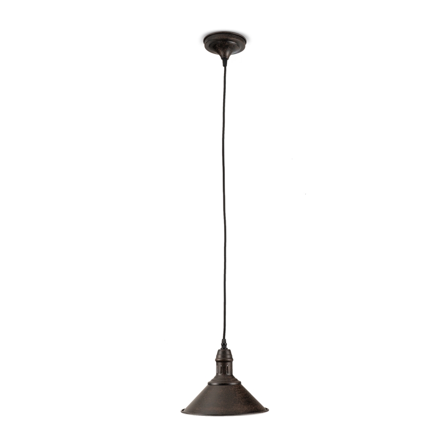 BRILAGI - Lampada a sospensione con cavo FORGE 1xE27/60W/230V Ø 22 cm marrone