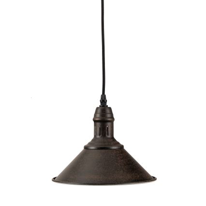 BRILAGI - Lampada a sospensione con cavo FORGE 1xE27/60W/230V Ø 22 cm marrone