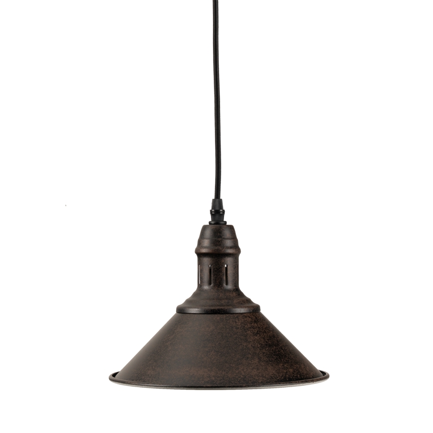 BRILAGI - Lampada a sospensione con cavo FORGE 1xE27/60W/230V Ø 22 cm marrone