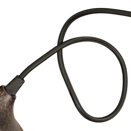 BRILAGI - Lampada a sospensione con cavo FORGE 1xE27/60W/230V Ø 22 cm marrone