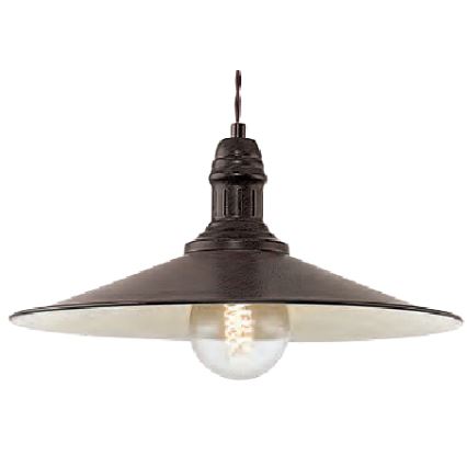 Brilagi - Lampada a sospensione con cavo FORGE 1xE27/60W/230V Ø 36 cm marrone