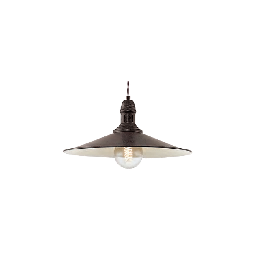 Brilagi - Lampada a sospensione con cavo FORGE 1xE27/60W/230V Ø 36 cm marrone