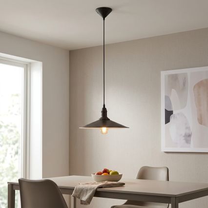 BRILAGI - Lampada a sospensione con cavo FORGE 1xE27/60W/230V Ø 36 cm marrone