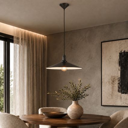 BRILAGI - Lampada a sospensione con cavo FORGE 1xE27/60W/230V Ø 36 cm marrone