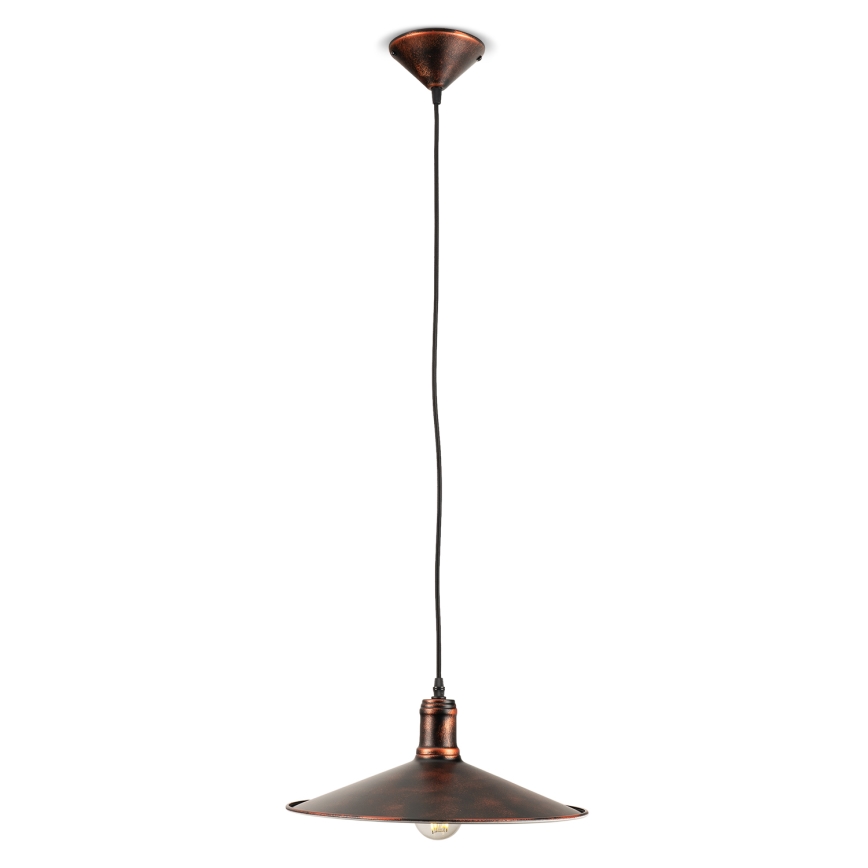 BRILAGI - Lampada a sospensione con cavo FORGE 1xE27/60W/230V Ø 36 cm marrone