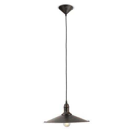 BRILAGI - Lampada a sospensione con cavo FORGE 1xE27/60W/230V Ø 36 cm marrone