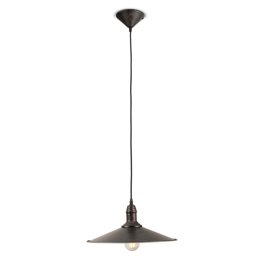 BRILAGI - Lampada a sospensione con cavo FORGE 1xE27/60W/230V Ø 36 cm marrone