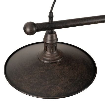 BRILAGI - Lampada a sospensione con cavo FORGE 2xE27/60W/230V marrone