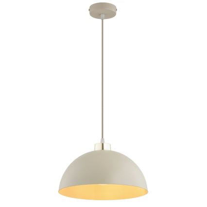 Brilagi - Lampada a sospensione con cavo MOON 1xE27/60W/230V Ø 30 cm beige/oro