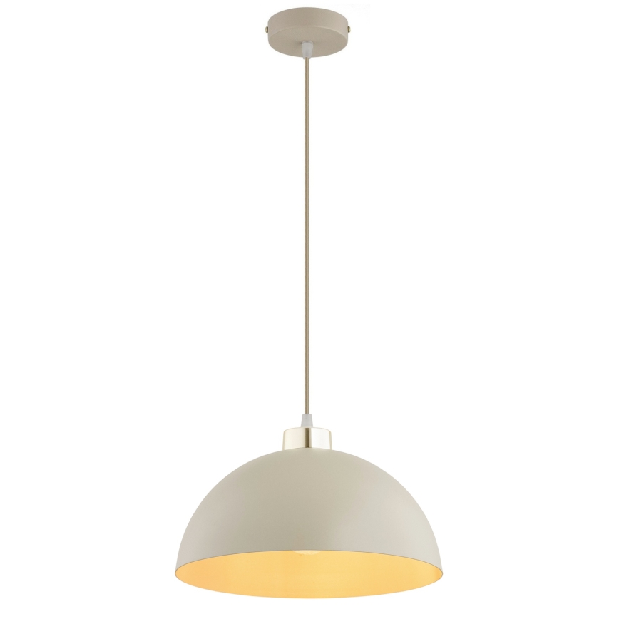 Brilagi - Lampada a sospensione con cavo MOON 1xE27/60W/230V Ø 30 cm beige/oro