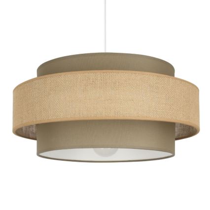 Brilagi - Lampada a sospensione con cavo RESNA 1xE27/60W/230V Ø 40 cm marrone/beige