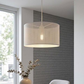 Brilagi - Lampada a sospensione con cavo SIRIJA MODERN 1xE27/60W/230V Ø 35 cm bianco