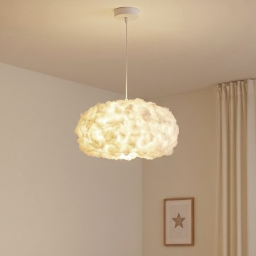 Brilagi - Lampada a sospensione con cavo SOLEAIR 1xE27/60W/230V Ø 45 cm bianca