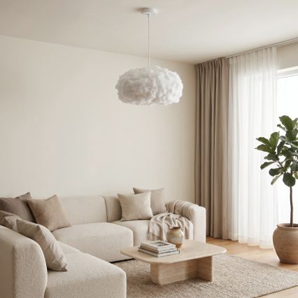 Brilagi - Lampada a sospensione con cavo SOLEAIR 1xE27/60W/230V Ø 45 cm bianca